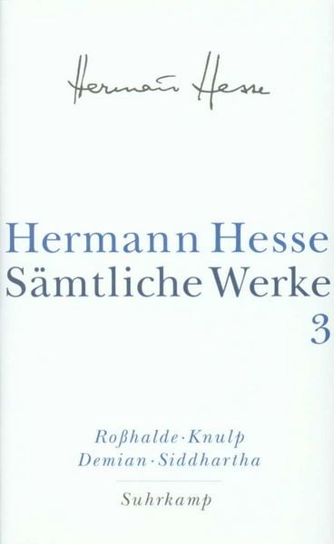 Sämtliche Werke in 20 Bänden und einem Registerband, Gebundene Ausgabe von Hermann Hesse, Suhrkamp, 9783518411032
