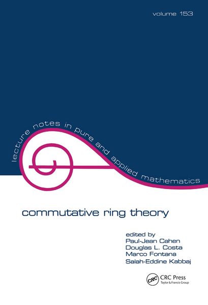 Produktbild: Commutative Ring Theory