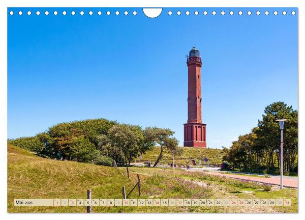 Produktbild: Norderney Spaziergang (Wandkalender 2026 DIN A4 quer), CALVENDO Monatskalender