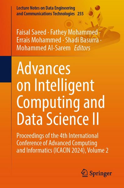 Produktbild: Advances on Intelligent Computing and Data Science II