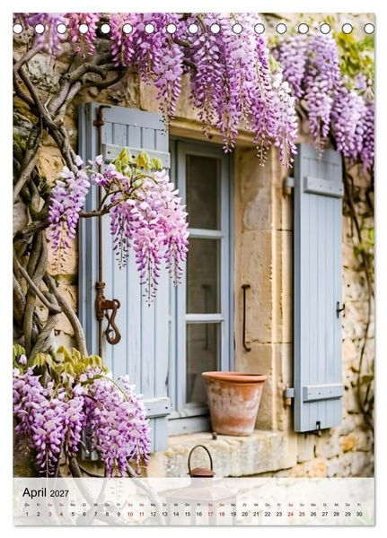 Produktbild: Provence Ein Garten im Wandel der Zeit (Tischkalender 2027 DIN A5 hoch), CALVENDO Monatskalender