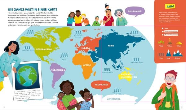Produktbild: WAS IST WAS Kids Weltatlas. Reise mit uns um die Erde!
