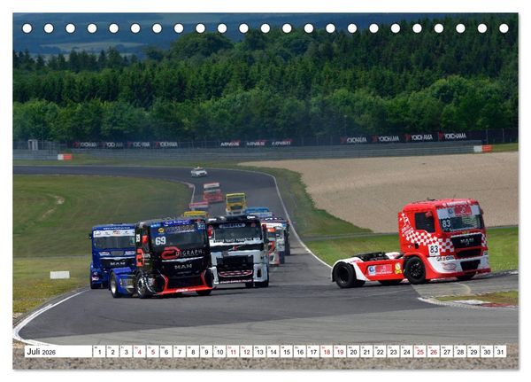 Produktbild: Abenteuer TRUCK RACING (Tischkalender 2026 DIN A5 quer), CALVENDO Monatskalender