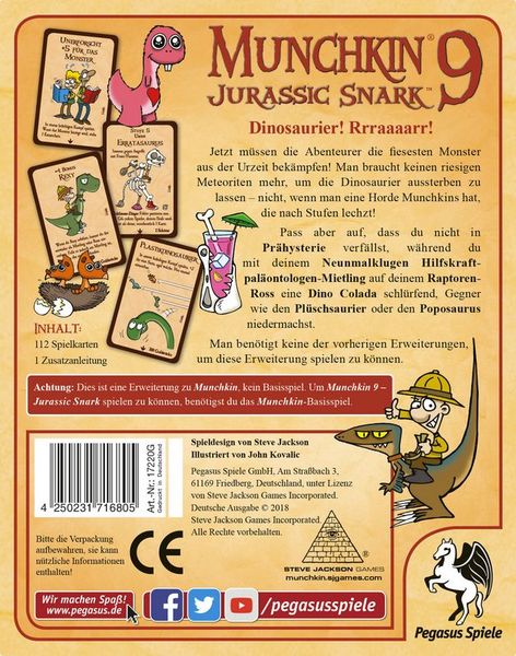 Munchkin 9 : Jurassique Farce