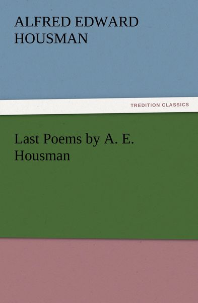 Produktbild: Last Poems by A. E. Housman