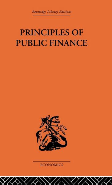 Produktbild: Principles of Public Finance