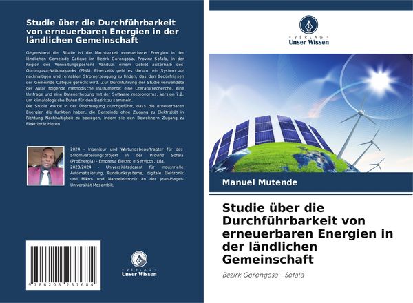Produktbild: Studie &uuml;ber die Durchf&uuml;hrbarkeit von erneuerbaren Energien in der l&auml;ndlichen Gemeinschaft