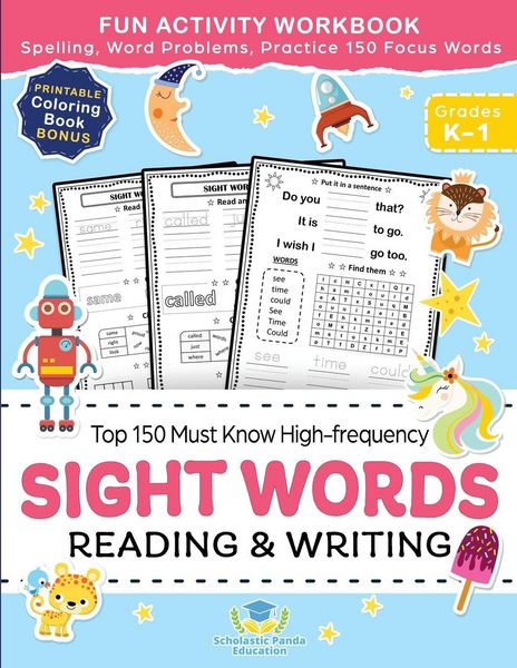 Produktbild: Sight Words Top 150 Must Know High-frequency Kindergarten & 1st Grade