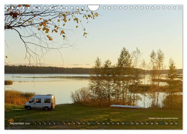 Produktbild: Vanlife - Leben, fahren, frei sein mit dem Wohnmobil (Wandkalender 2026 DIN A4 quer), CALVENDO Monatskalender