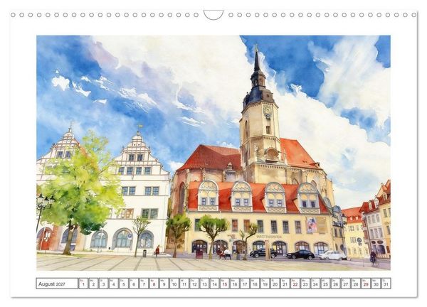 Produktbild: Bezaubernde St&auml;dte in Sachsen-Anhalt (Wandkalender 2027 DIN A3 quer), CALVENDO Monatskalender