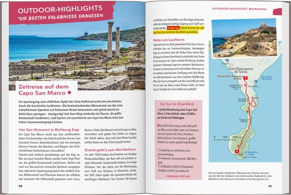 Produktbild: MARCO POLO OUTDOOR GUIDE Reisef&uuml;hrer Sardinien