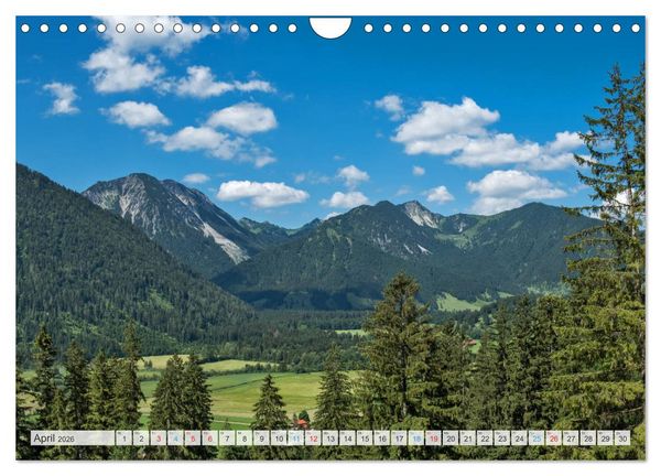 Produktbild: Sehnsuchtsziel Berge - Unterwegs in den Bergwelt rund um M&uuml;nchen (Wandkalender 2026 DIN A4 quer), CALVENDO Monatskalender