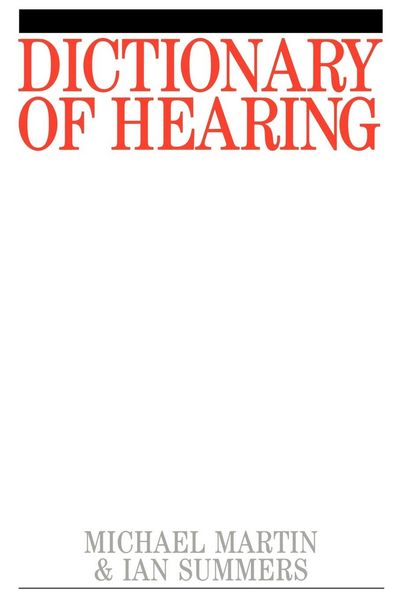 Produktbild: Dictionary of Hearing