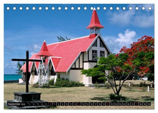Produktbild: Mauritius - Trauminsel im Indischen Ozean (Tischkalender 2026 DIN A5 quer), CALVENDO Monatskalender
