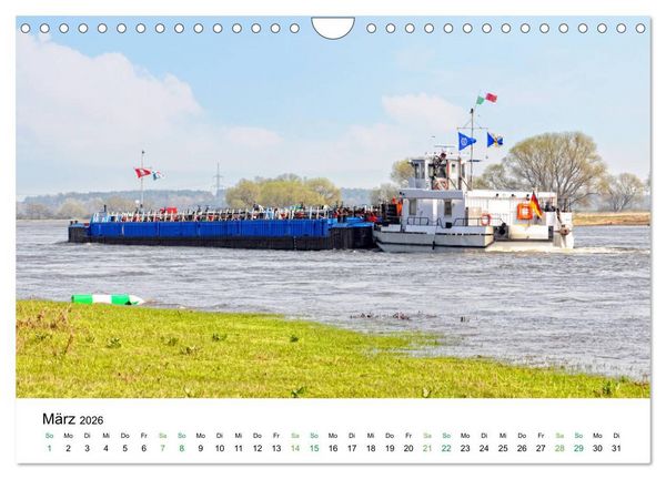 Produktbild: Entlang der sch&ouml;nen Elbe - Jerichow, Tangerm&uuml;nde und Havelberg (Wandkalender 2026 DIN A4 quer), CALVENDO Monatskalender