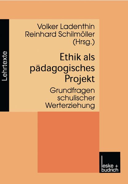 Produktbild: Ethik als p&auml;dagogisches Projekt