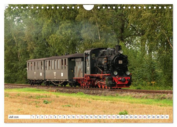 Produktbild: Mansfelder Bergwerksbahn (Wandkalender 2026 DIN A4 quer), CALVENDO Monatskalender