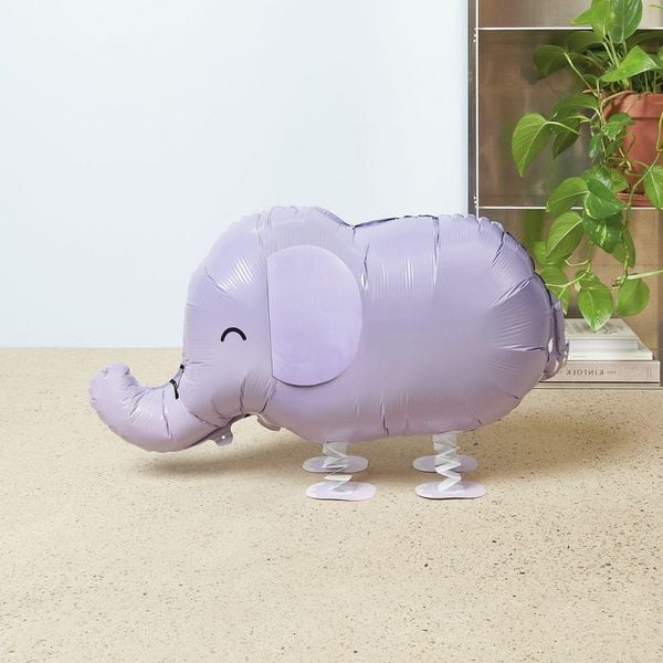 Produktbild: Folienballon Airwalker, Elefant, 1 Ballon + 10-DIY Teile, 65 x 33 x 25 cm