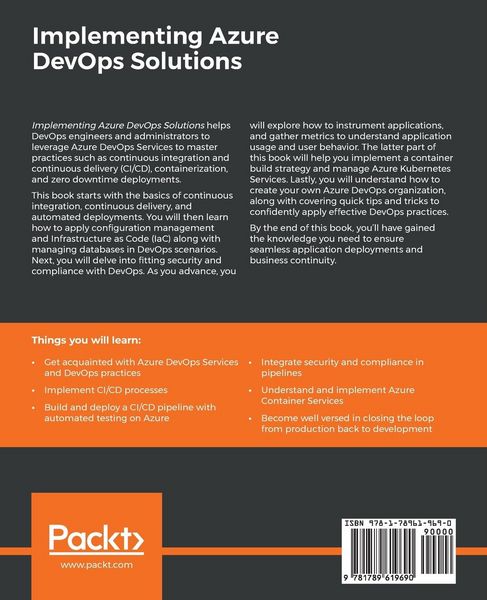 Produktbild: Implementing Azure DevOps Solutions