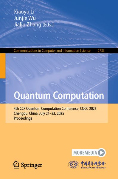 Produktbild: Quantum Computation