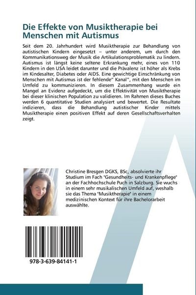 Produktbild: Die Effekte von Musiktherapie bei Menschen mit Autismus