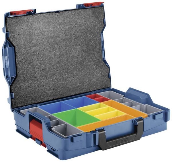 Produktbild: Bosch Professional L-BOXX 102 & Inset Boxen 12tlg. 1600A016NB Transportkoffer ABS Blau (L x B x H) 357 x 442 x 117 mm