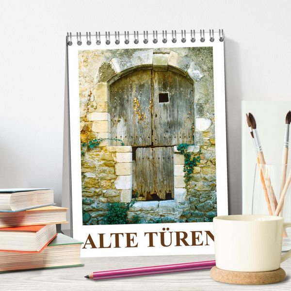 Produktbild: Alte T&uuml;ren (Tischkalender 2026 DIN A5 hoch), CALVENDO Monatskalender