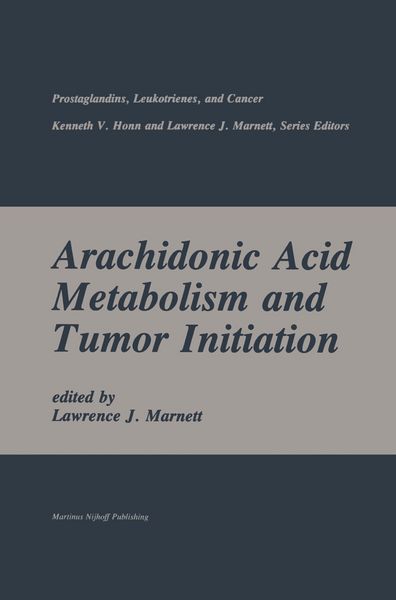 Produktbild: Arachidonic Acid Metabolism and Tumor Initiation