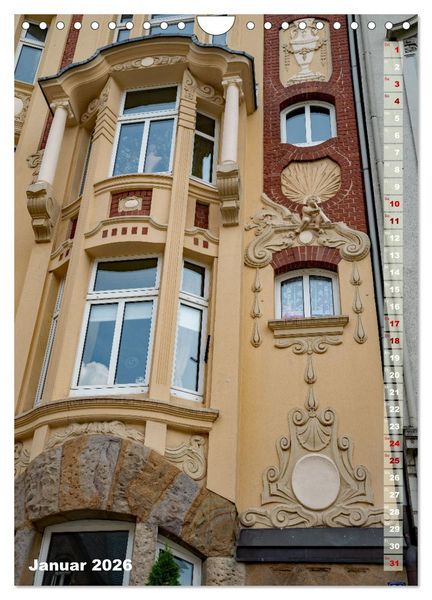 Produktbild: Fassadenk&uuml;nste (Wandkalender 2026 DIN A4 hoch), CALVENDO Monatskalender