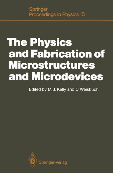 Produktbild: The Physics and Fabrication of Microstructures and Microdevices