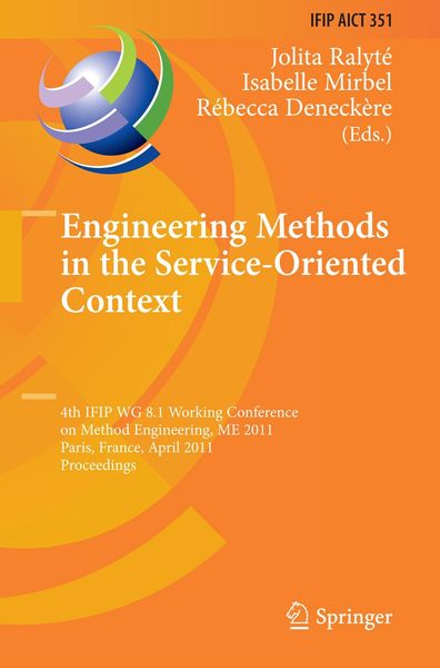 Produktbild: Engineering Methods in the Service-Oriented Context