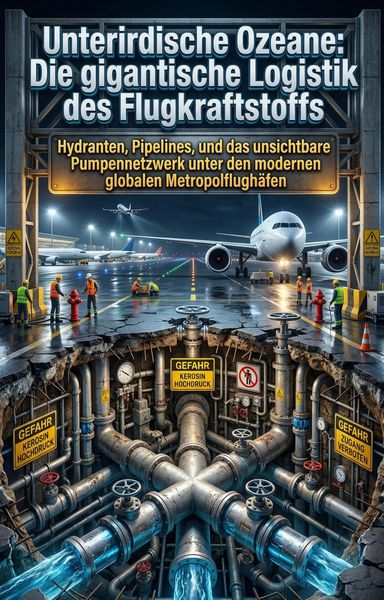 Produktbild: Unterirdische Ozeane: Die gigantische Logistik des Flugkraftstoffs