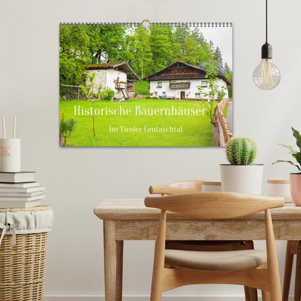 Produktbild: Historische Bauernh&auml;user im Tiroler Leutaschtal (Wandkalender 2026 DIN A3 quer), CALVENDO Monatskalender