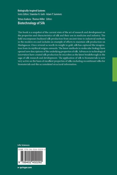 Produktbild: Biotechnology of Silk