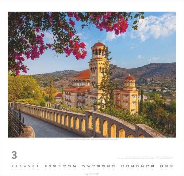 Produktbild: Griechische Inseln Kalender 2027 - Im Land der G&ouml;tter