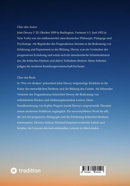 Produktbild: Wie wir denken