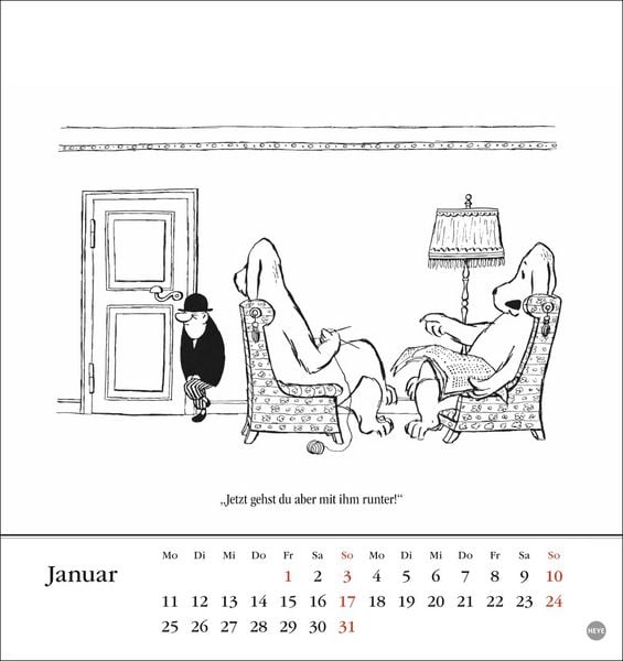 Produktbild: Loriot Postkartenkalender 2027