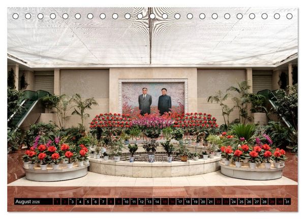 Produktbild: BILDER AUS NORDKOREA (Tischkalender 2026 DIN A5 quer), CALVENDO Monatskalender