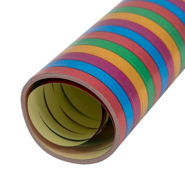 Produktbild: Idena Luftschlangen 18 Abrisse 5 Metallicfarben 4m 3 St&uuml;ck