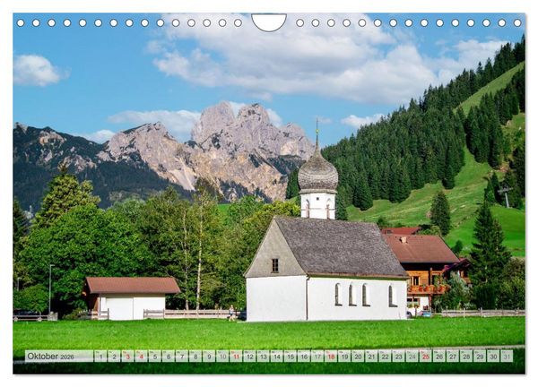 Produktbild: Urlaub im Tannheimer Tal (Wandkalender 2026 DIN A4 quer), CALVENDO Monatskalender