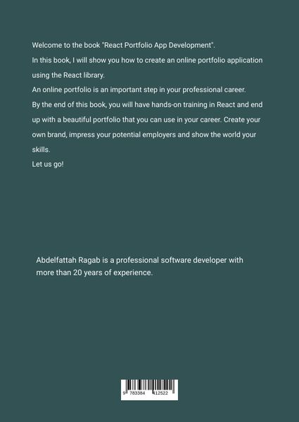Produktbild: React Portfolio App Development
