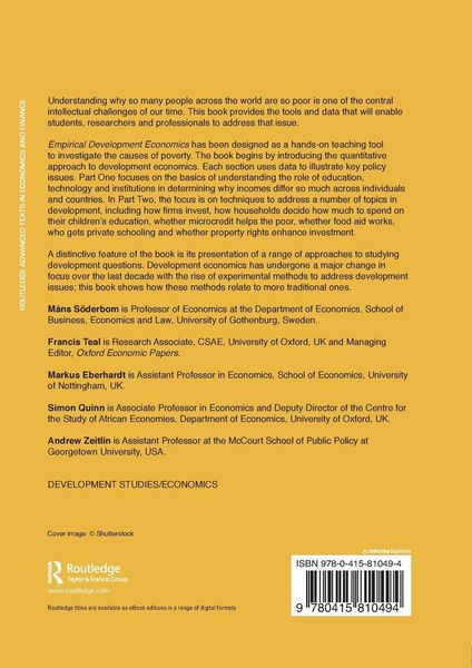 Produktbild: Empirical Development Economics