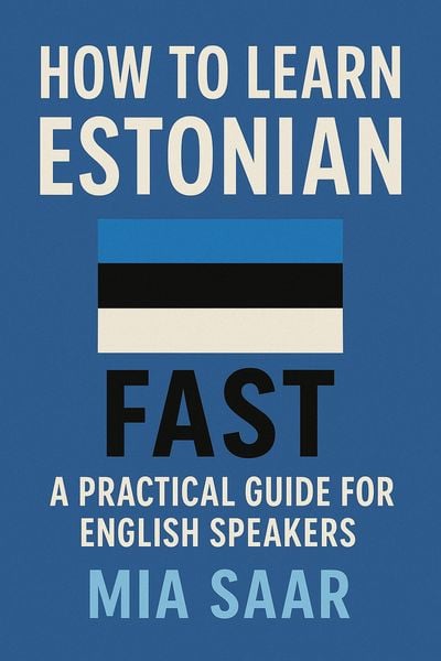 Produktbild: How to Learn Estonian Fast: A Practical Guide for English Speakers
