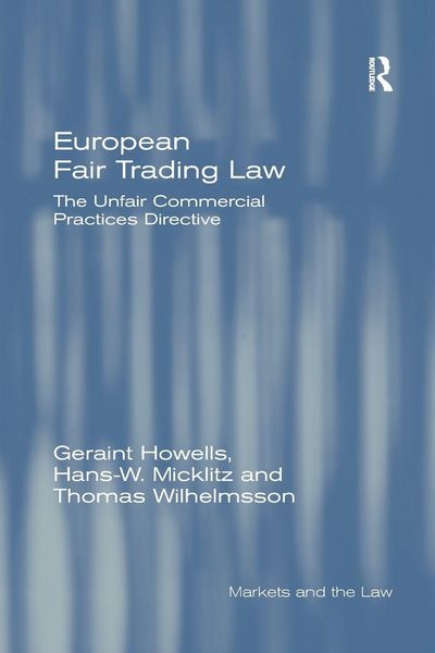 Produktbild: European Fair Trading Law