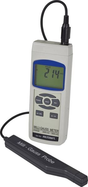 Produktbild: VOLTCRAFT GM-100 Magnetfeld Analyseger&auml;t