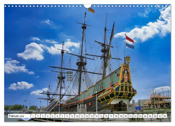 Produktbild: Idylle am Ijsselmeer (Wandkalender 2026 DIN A3 quer), CALVENDO Monatskalender