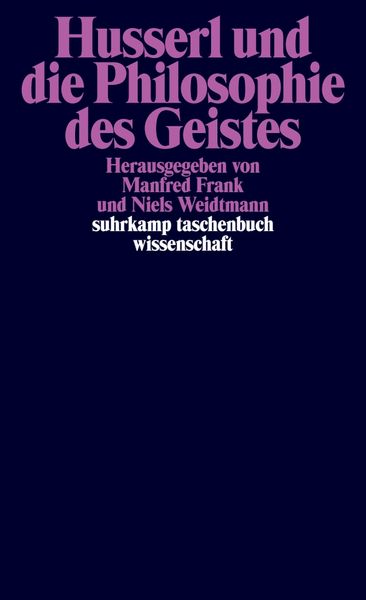 Produktbild: Husserl und die Philosophie des Geistes