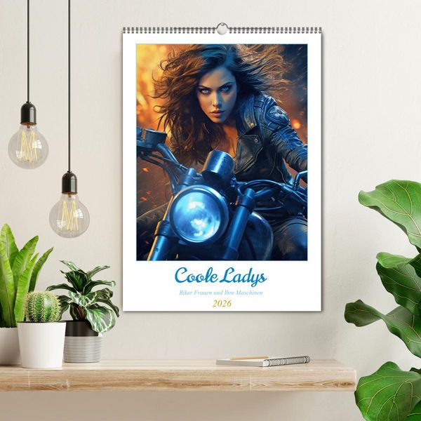 Produktbild: Coole Ladys (Wandkalender 2026 DIN A2 hoch), CALVENDO Monatskalender