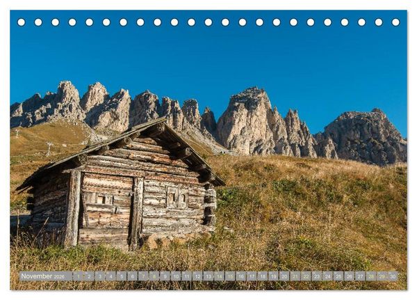Produktbild: Herbst in den Dolomiten (Tischkalender 2026 DIN A5 quer), CALVENDO Monatskalender
