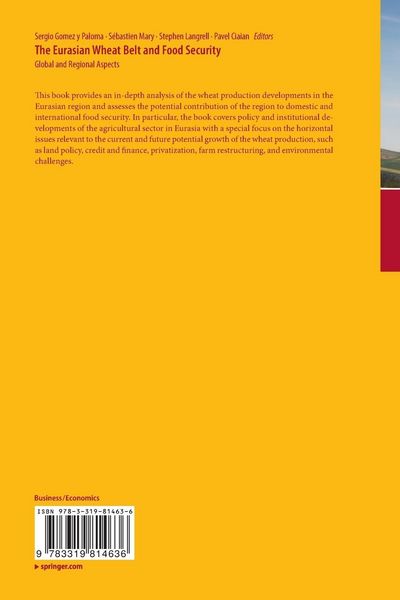 Produktbild: The Eurasian Wheat Belt and Food Security
